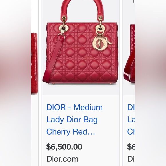Red lady DIOR bag - Picture 16 of 16